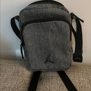 Jordan Black and Gray Crossbody